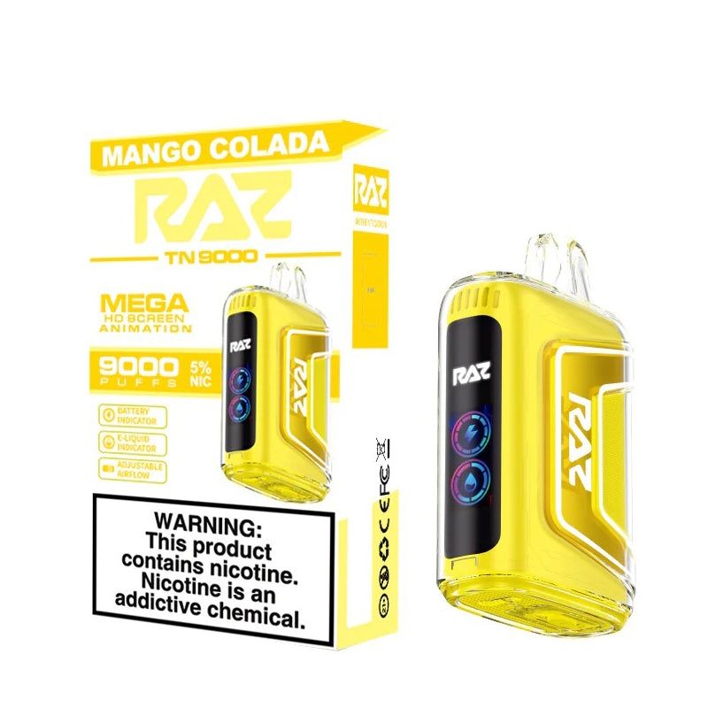 RAZ MANGO COLADA TN 9000 PUFFS