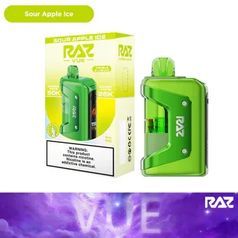 RAZ VEU SOUR APPLE ICE 50000 PUFFS