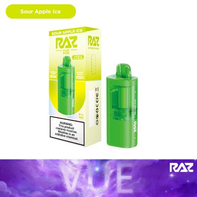 RAZ VEU POD SOUR APPLE ICE  50000 PUFFS