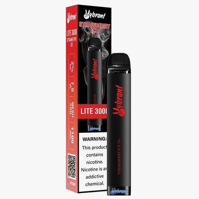 VYBRANT  2% STRAWBERRY ICE 3000 PUFFS