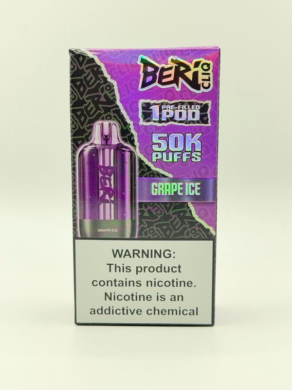 BERI CLIQ POD GRAPE ICE 50000 PUFFS