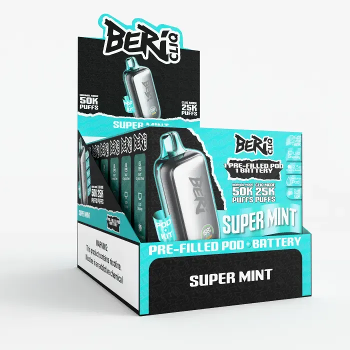 BERI CLIQ SUPER MINT 50000 PUFFS