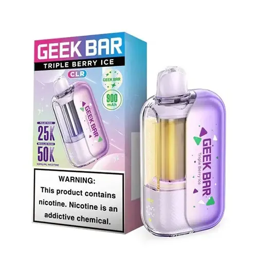 GEEK BAR CLR TRIPLE BERRY ICE 50000 PUFFS GEEK BAR CLR TRIPLE BERRY ICE 50000 PUFFS
