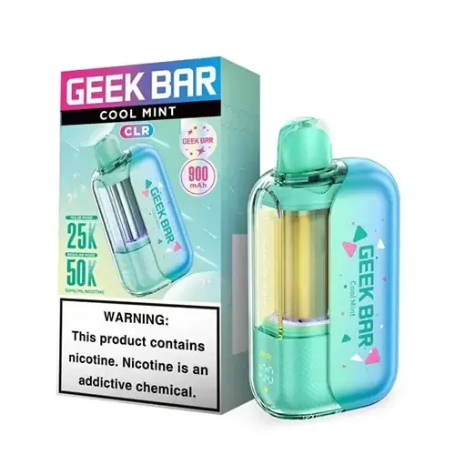 GEEK BAR CLR COOL MINT 50000 PUFFS GEEK BAR CLR COOL MINT 50000 PUFFS