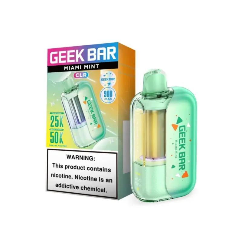 GEEK BAR CLR MIAMI MINT 50000 PUFFS