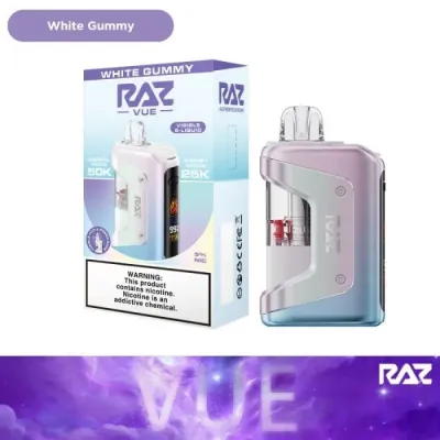 RAZ VEU WHITE GUMMY 50000 PUFFS