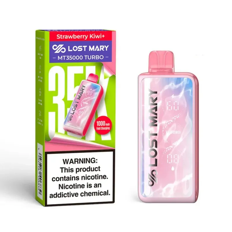 LOST MARY TURBO STRAWBERRY KIWI 35000 PUFFS
