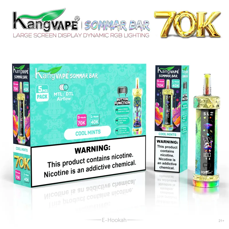 KANGVAPE SOMMAR BAR COOL MINTS HOOKAH 70000 PUFFS