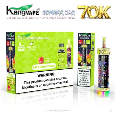 KANGVAPE SOMMAR BAR RED GREEN FUSION HOOKAH 70000 PUFFS
