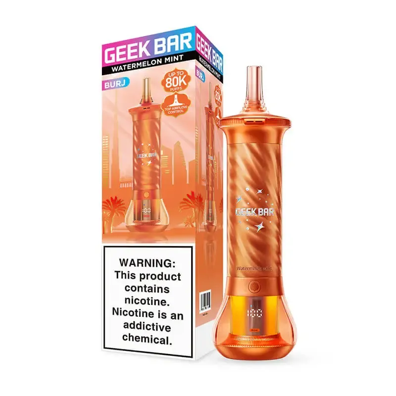 GEEK BURJ WATERMELON MINT 80000 PUFFS GEEK BURJ WATERMELON MINT 80000 PUFFS