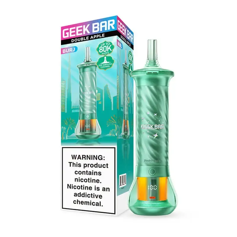 GEEK BURJ DOUBLE APPLE 80000 PUFFS GEEK BURJ DOUBLE APPLE 80000 PUFFS