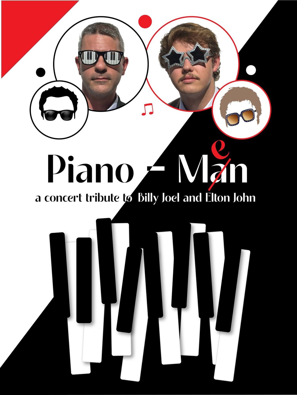 Piano Men- A tribute to Billy Joel and Elton John