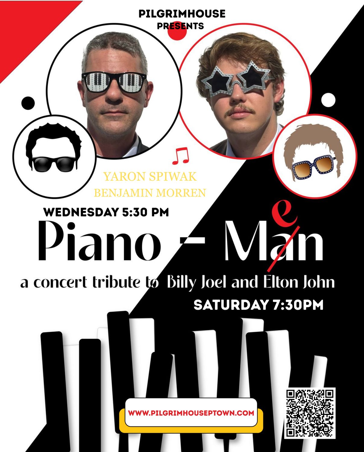 Piano Men- A tribute to Billy Joel and Elton John