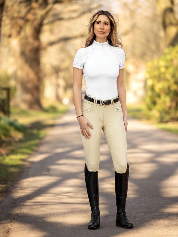 Amara Breeches Full Seat Beige