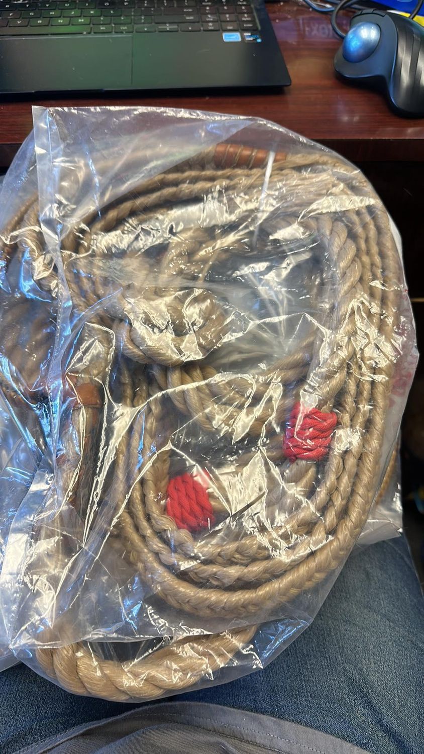 American Custom Bull Rope, Hand: Left Red