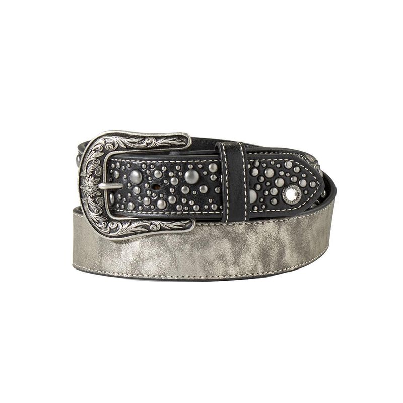 Sliver Grey bling belt