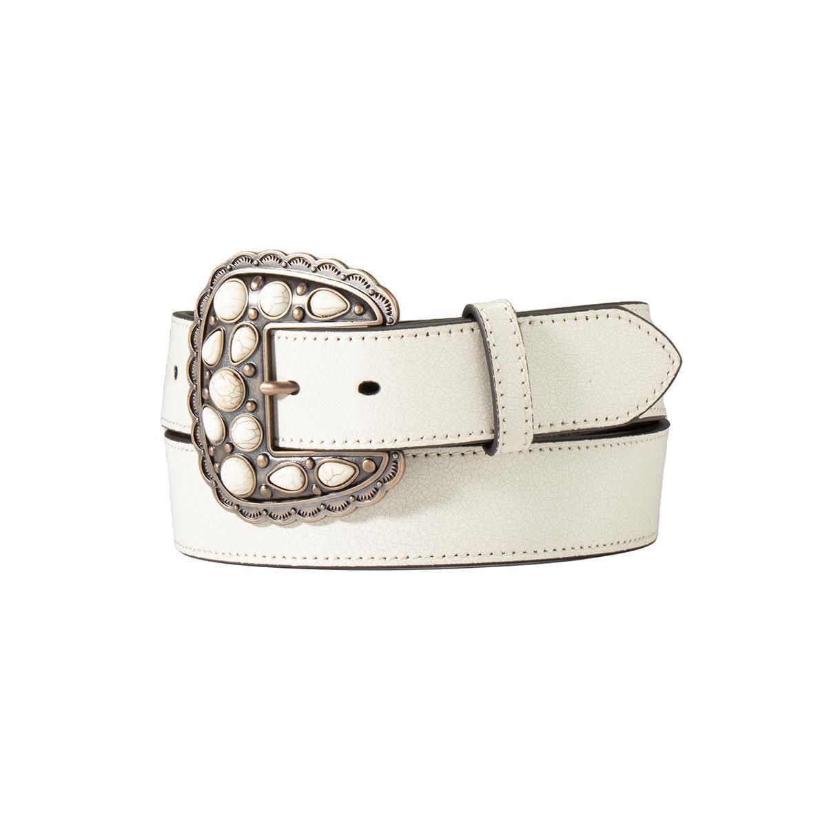Cracked White Leather, Size: Small