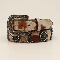 Calf Hair Conchos Tan