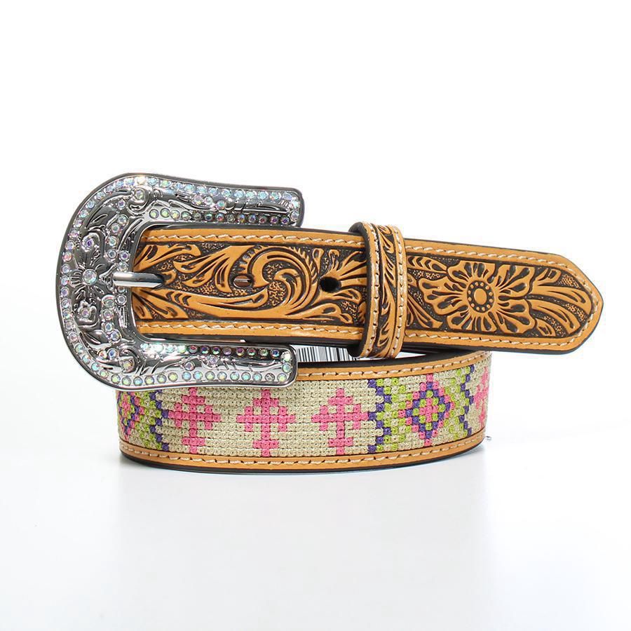 Tooled Floral Embossed Natural