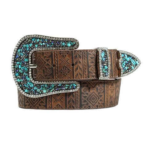 Hand Tooled Aztec Tan
