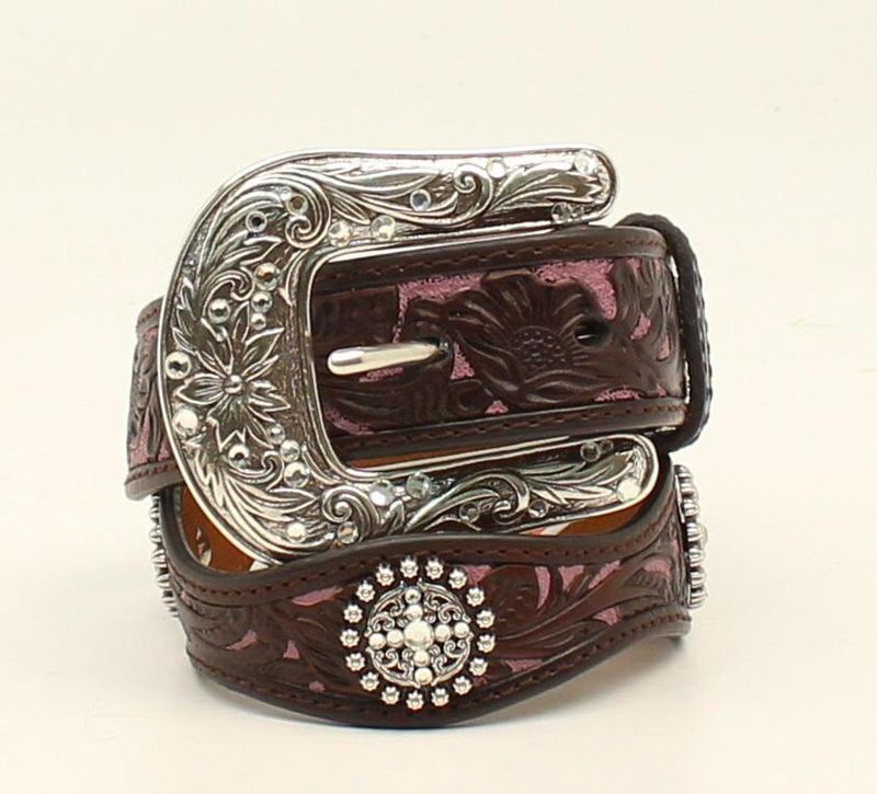 Fashion Belt Purple Inlay