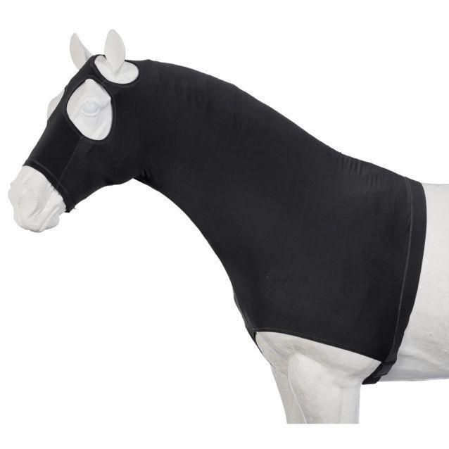 Mane Stay Hood 100% Spandex, Breed: Horse, Color: Black, Size: Small