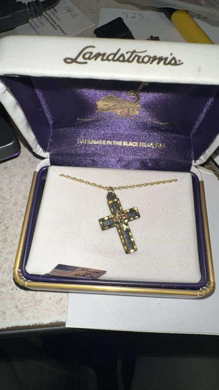 Black Cross Necklace