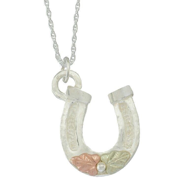 BLACK HILLS GOLD HORSESHOE NECKLACE