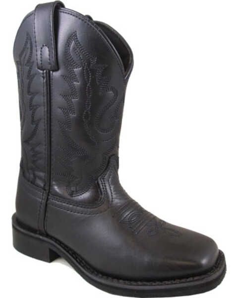 Black Outlaw Square Toe Boots Child &amp; Youth