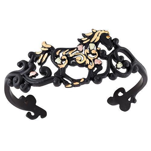 BLACK RUNNING HORSE BRACELET