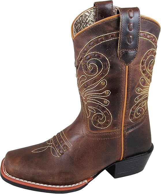 Shelby Brown  Waxed Distress Western Boots