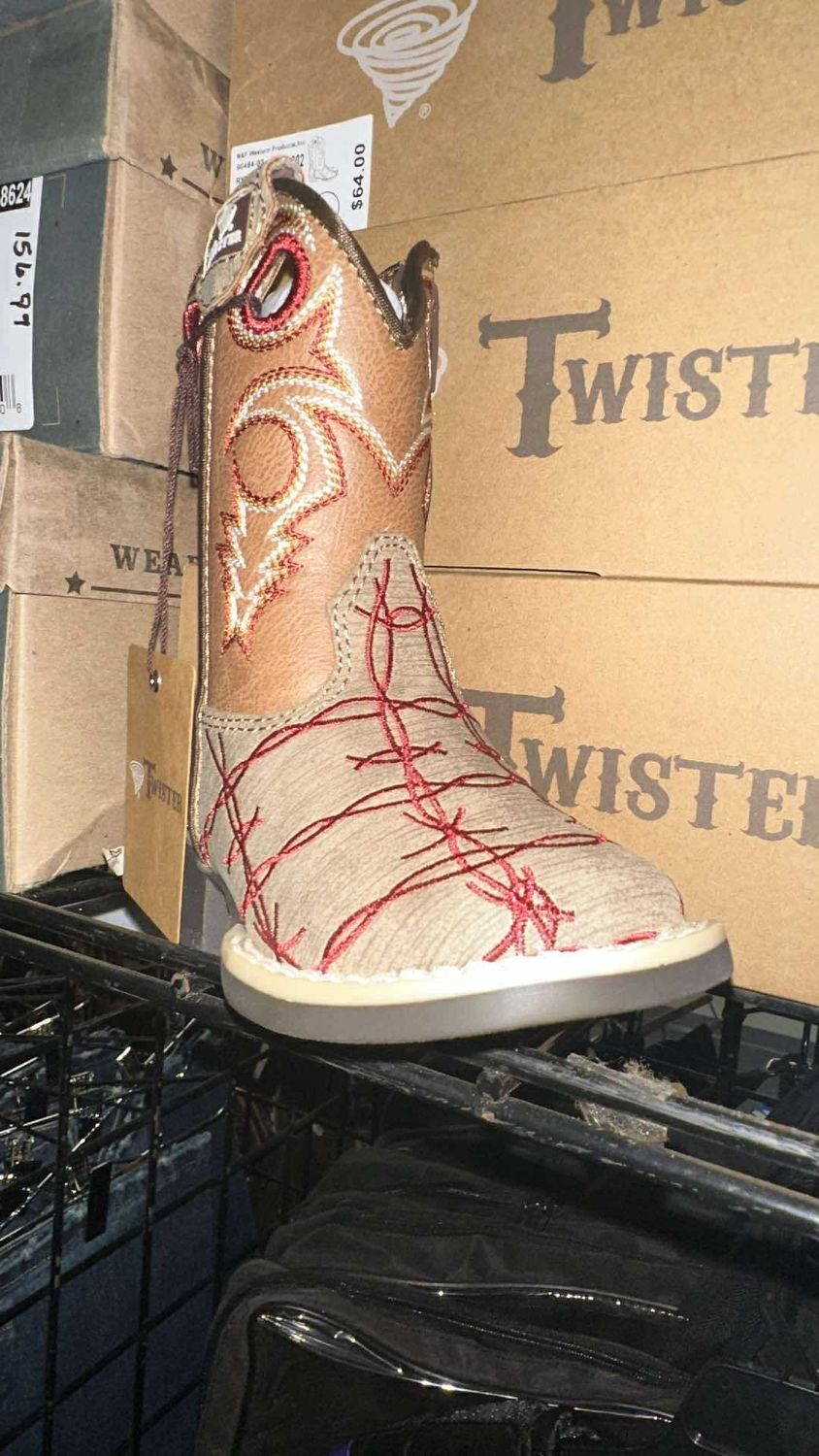 Ryder Style Square Toe Boots, Size: 04T