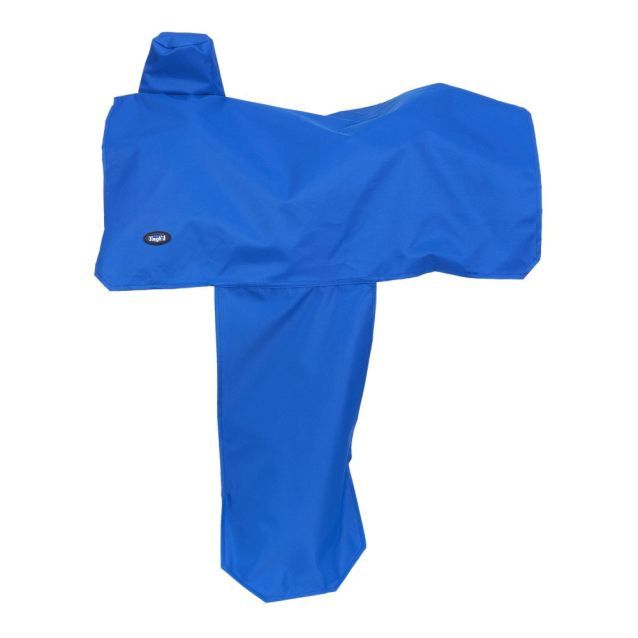 Housse De Selle Pliable Toklat Western 40T, Nylon Bleu Marine - Neuve
