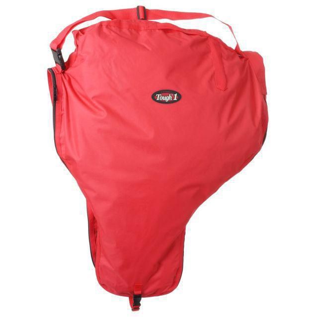 Nylon Western Saddle Carrier, Color: Red