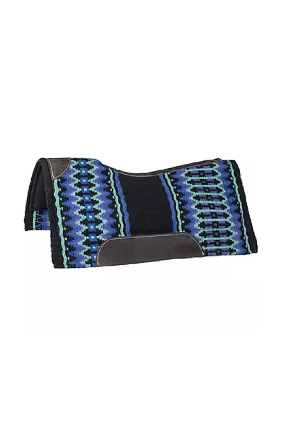 Tularosa Contour Wool Show Pad, Color: Teal/Purple/Blue/Black