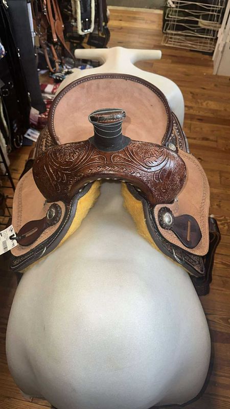 Two Tone Roper Saddle Youth