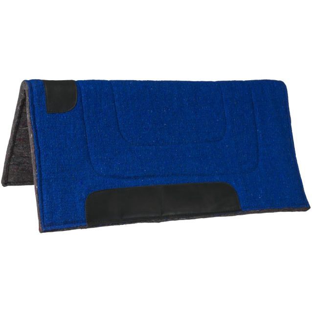 Ottawa Felt Bottom Canvas Saddle Pad, Color: Royal Blue