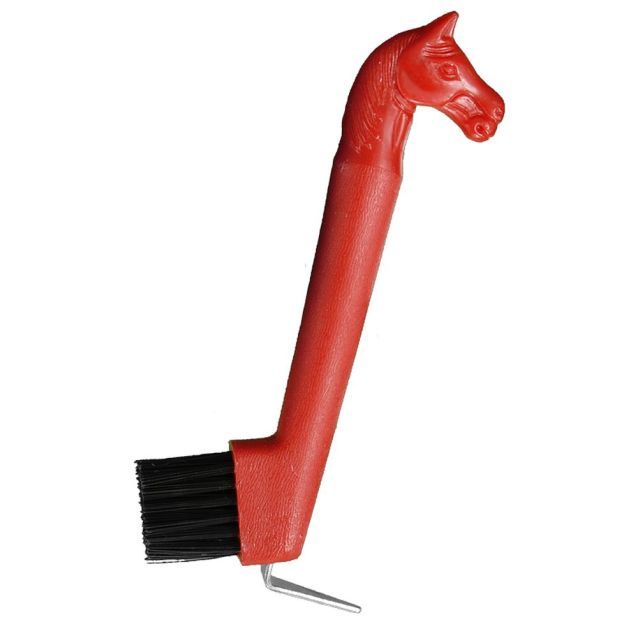 Horse Head Hoof Pick/Brush Combination