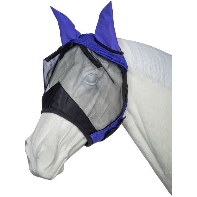 Comfort Mesh Fly Mask, Breed: Horse, Color: Purple