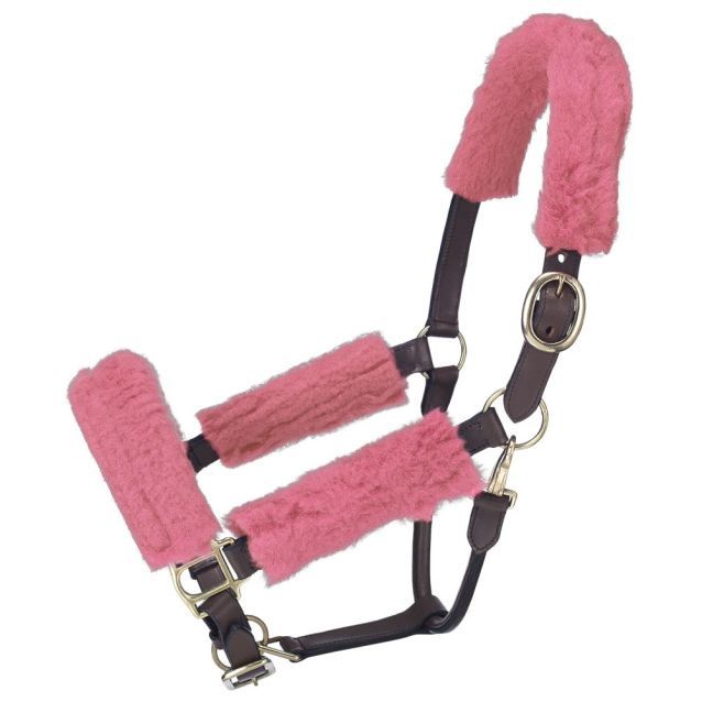Fleece Halter Set, Breed: Horse, Color: Pink