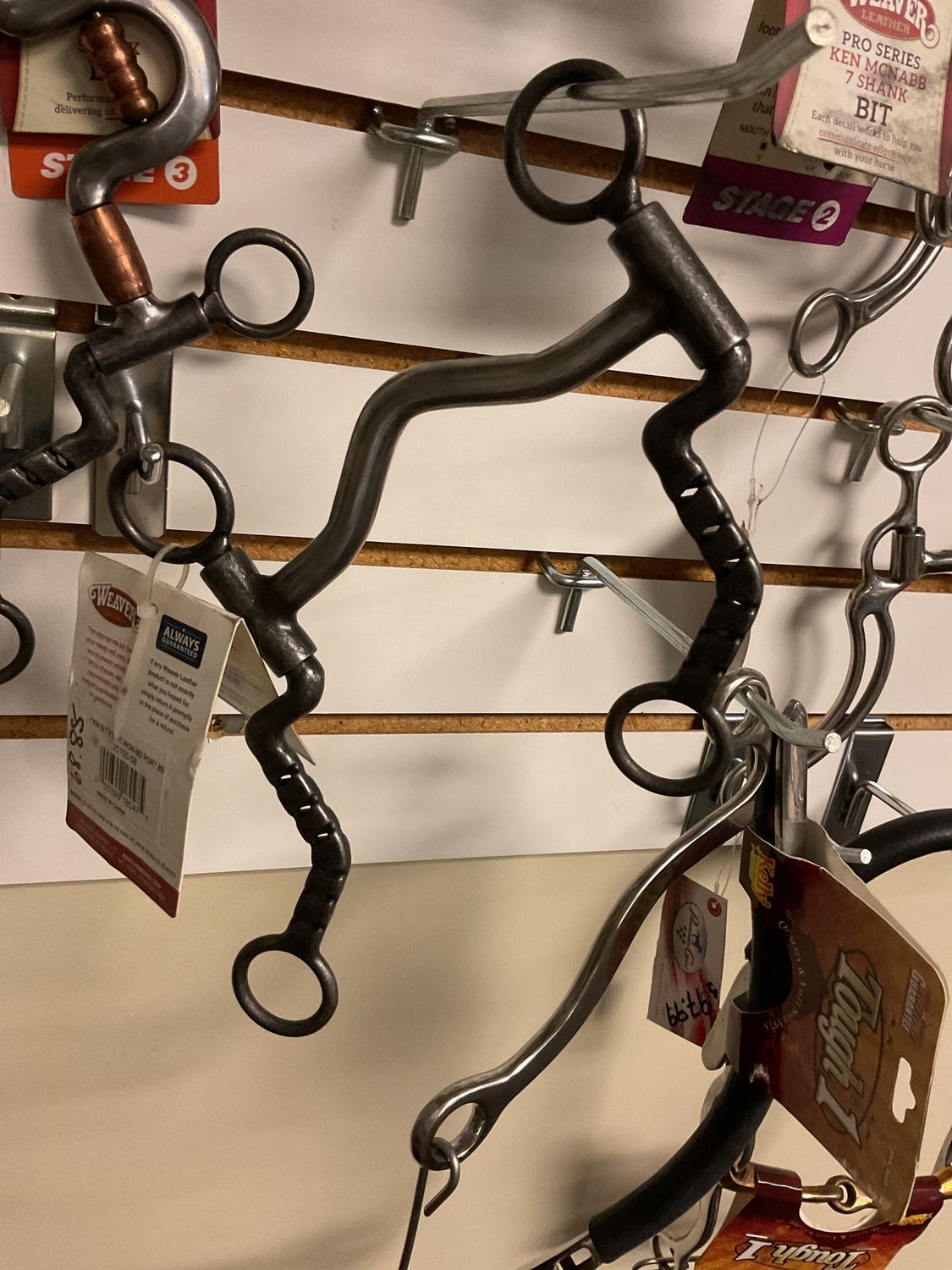 KEN MCNABB BUFFED BLACK SWEET IRON MEDIUM PORT BIT KEN MCNABB BUFFED BLACK SWEET IRON MEDIUM PORT BIT