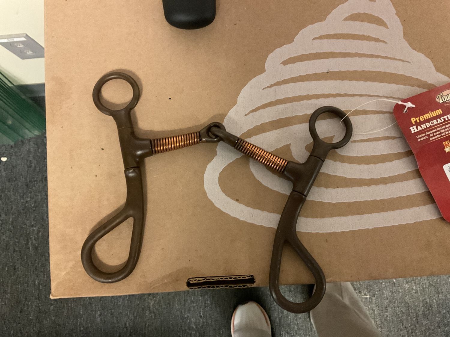 Teardrop Copper Wrapped Snaffle Teardrop Copper Wrapped Snaffle