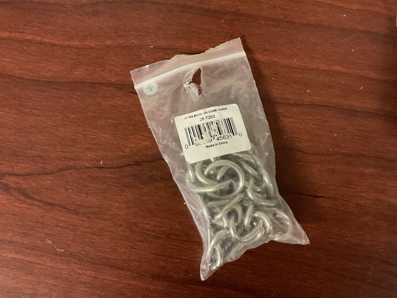 11” SS English Curb Chain 11” SS English Curb Chain