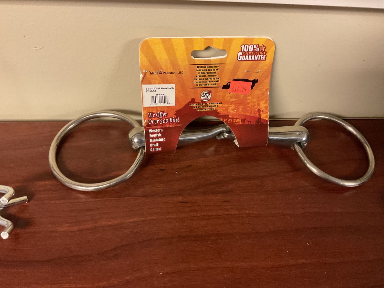 5 1/2” SS THICK MOUTH SNAFFLE 5 1/2” SS THICK MOUTH SNAFFLE