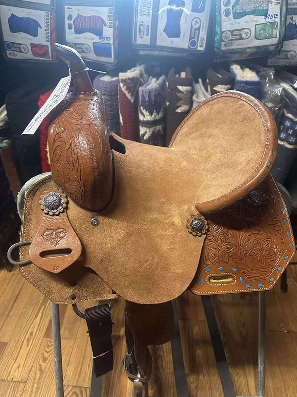 Wild Star Turquoise Buck Stitch 12" Wild Star Turquoise Buck Stitch 12"