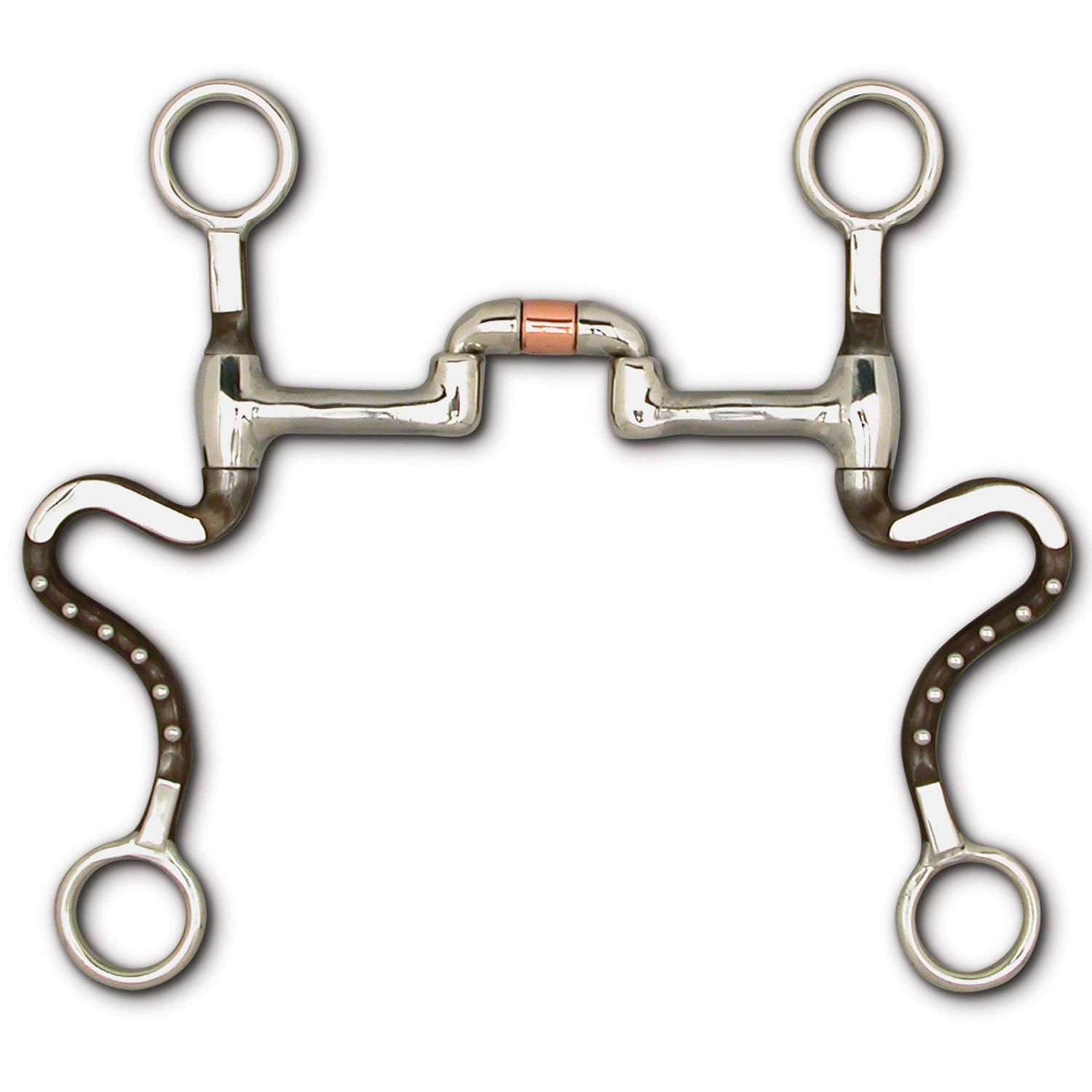 Show Shank with Sweet Iron Low Port Correctional w/ Copper Roller