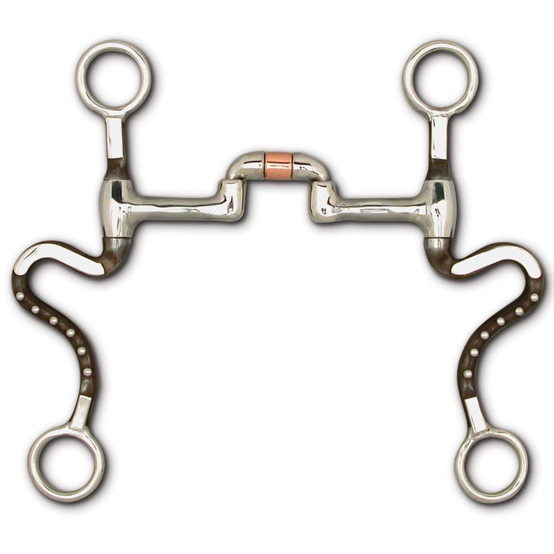 Show Shank with Sweet Iron Low Port Correctional w/ Copper Roller