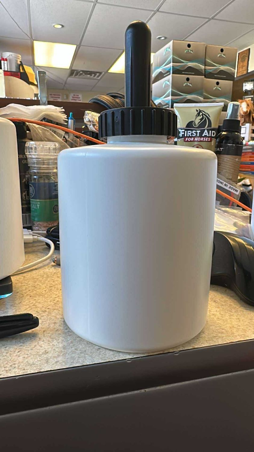 Plastic Jar with Brush Applicator 32OZ