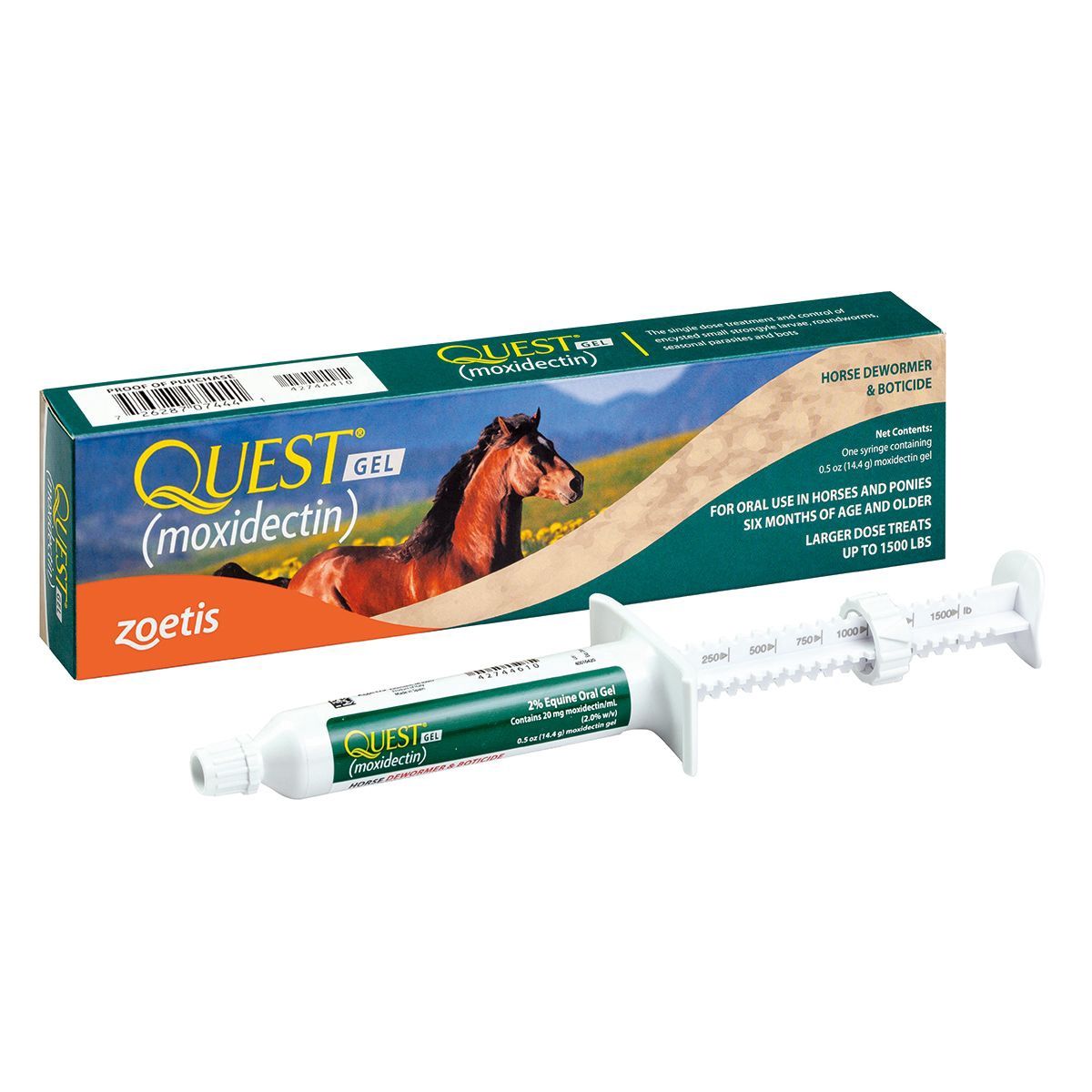 Quest Gel Horse Dewormer & Boticide Quest Gel Horse Dewormer & Boticide
