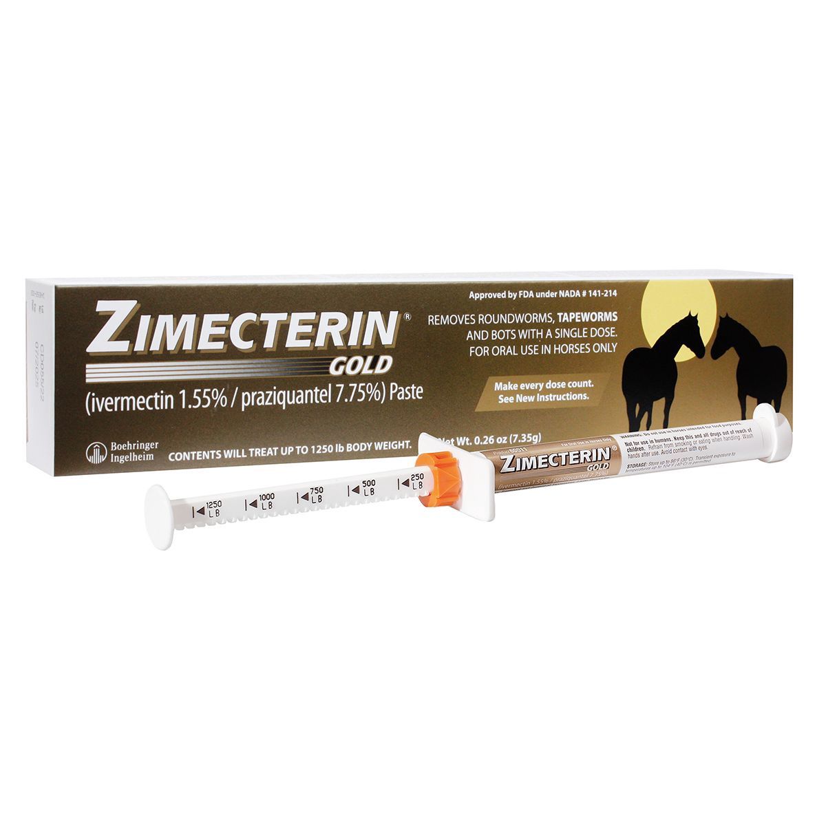Zimecterin Gold Horse Dewormer Paste Zimecterin Gold Horse Dewormer Paste